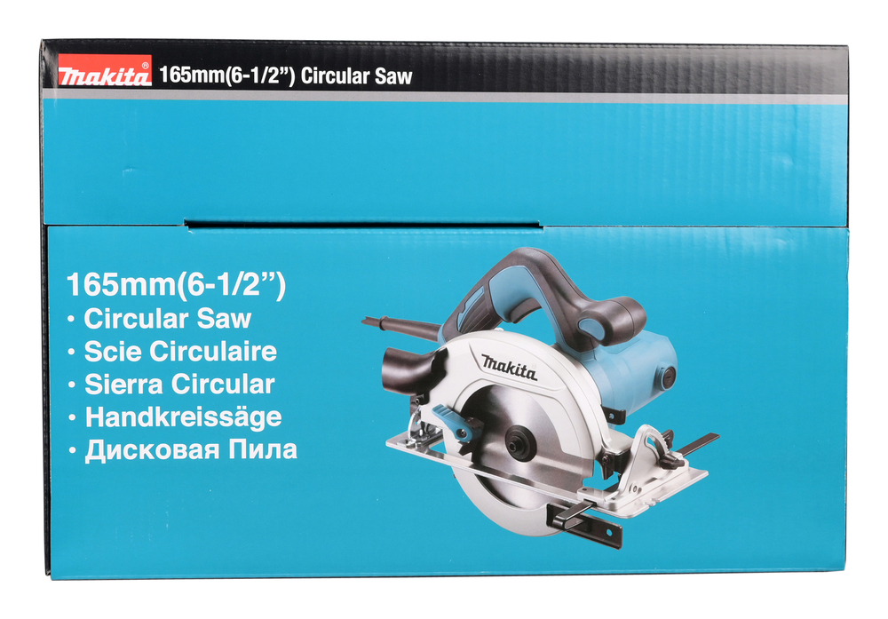 Пила дисковая циркулярная Makita HS6601 1050 Вт, 165 мм, 5200 об/мин