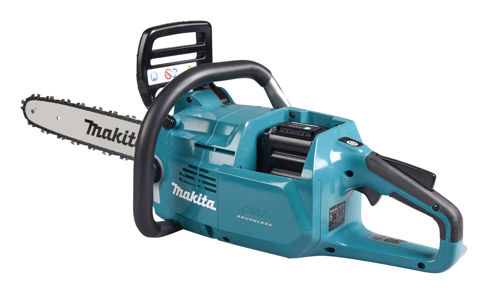 Пила цепная аккумуляторная Makita UC015GZ01 XGT 40v MAX, 1600 Вт, 14"/35 см, 3/8",1,3 мм, 25,5 м/с, безынстр., BL, WG, без акб и ЗУ