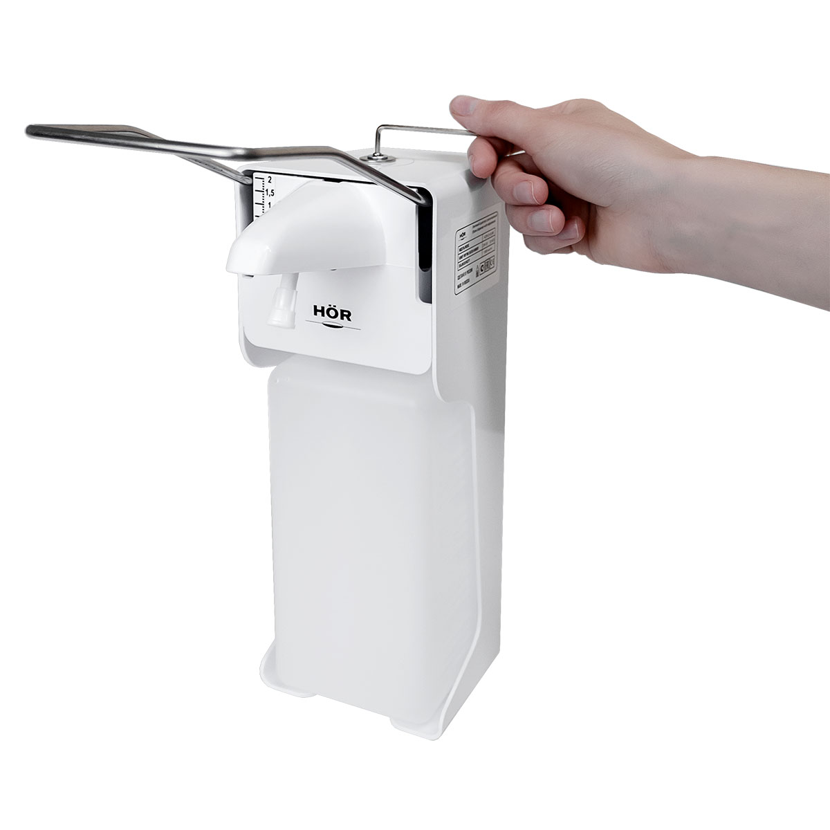 Локтевой дозатор с регулировкой дозирования HÖR-D004R