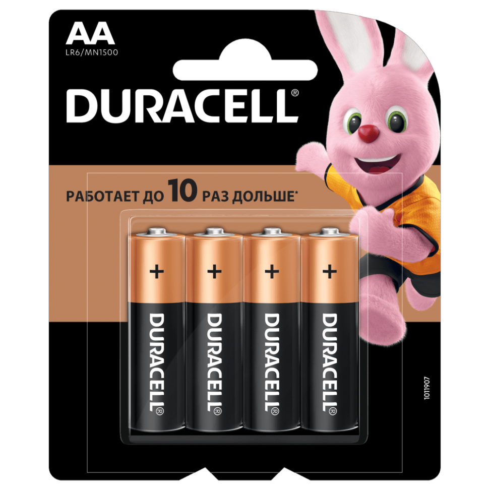 Элемент питания  Duracell LR6-4BL BASIC