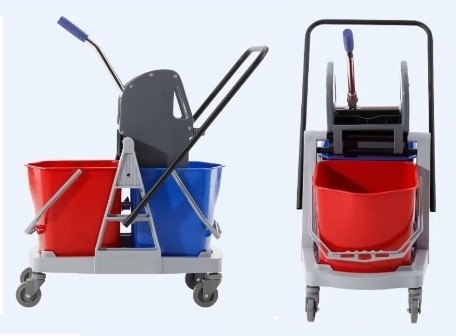 Двухведерная тележка Baiyun 17 л