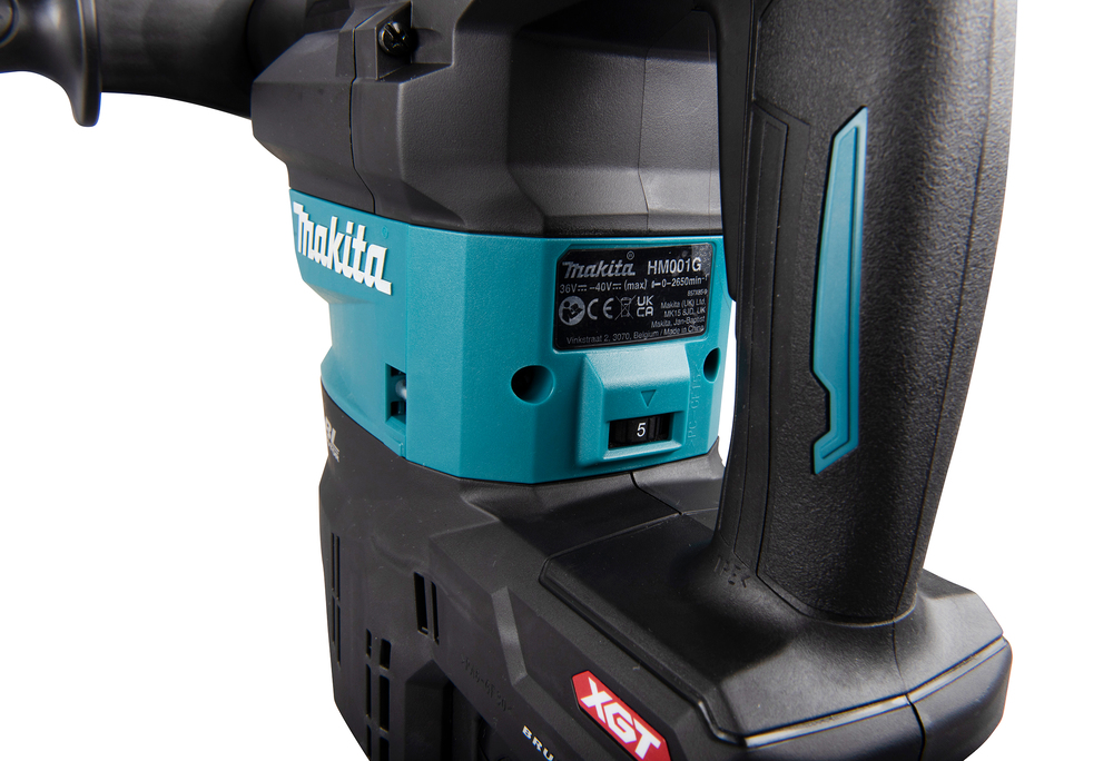 Отбойный молоток аккумуляторный Makita HM001GZ02 XGT 40 В, 9,4 Дж, SDS-MAX, без акб и ЗУ