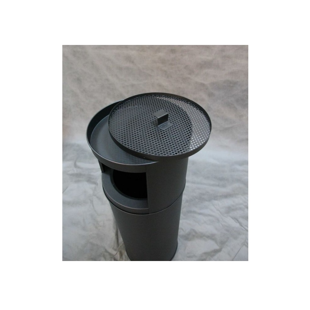 Урна-пепельница "Муар М" черная