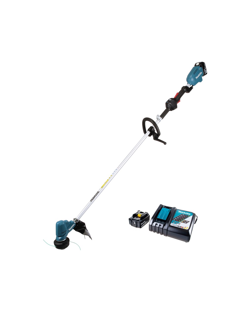 Аккумуляторная травокосилка Makita DUR190LZX3RF LXT  18В, 1х3.0 Ач, 3500 – 6000 об/мин, 300 мм (BL1830Bx1шт., ЗУ DC18RC)