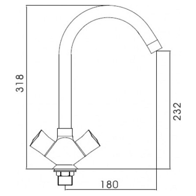 СМЕСИТЕЛЬ ДЛЯ КУХНИ LEDEME L4087-2