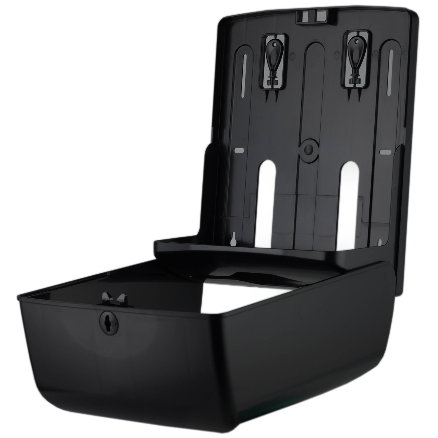 Диспенсер листовых полотенец Ksitex TH-8238B (черный)