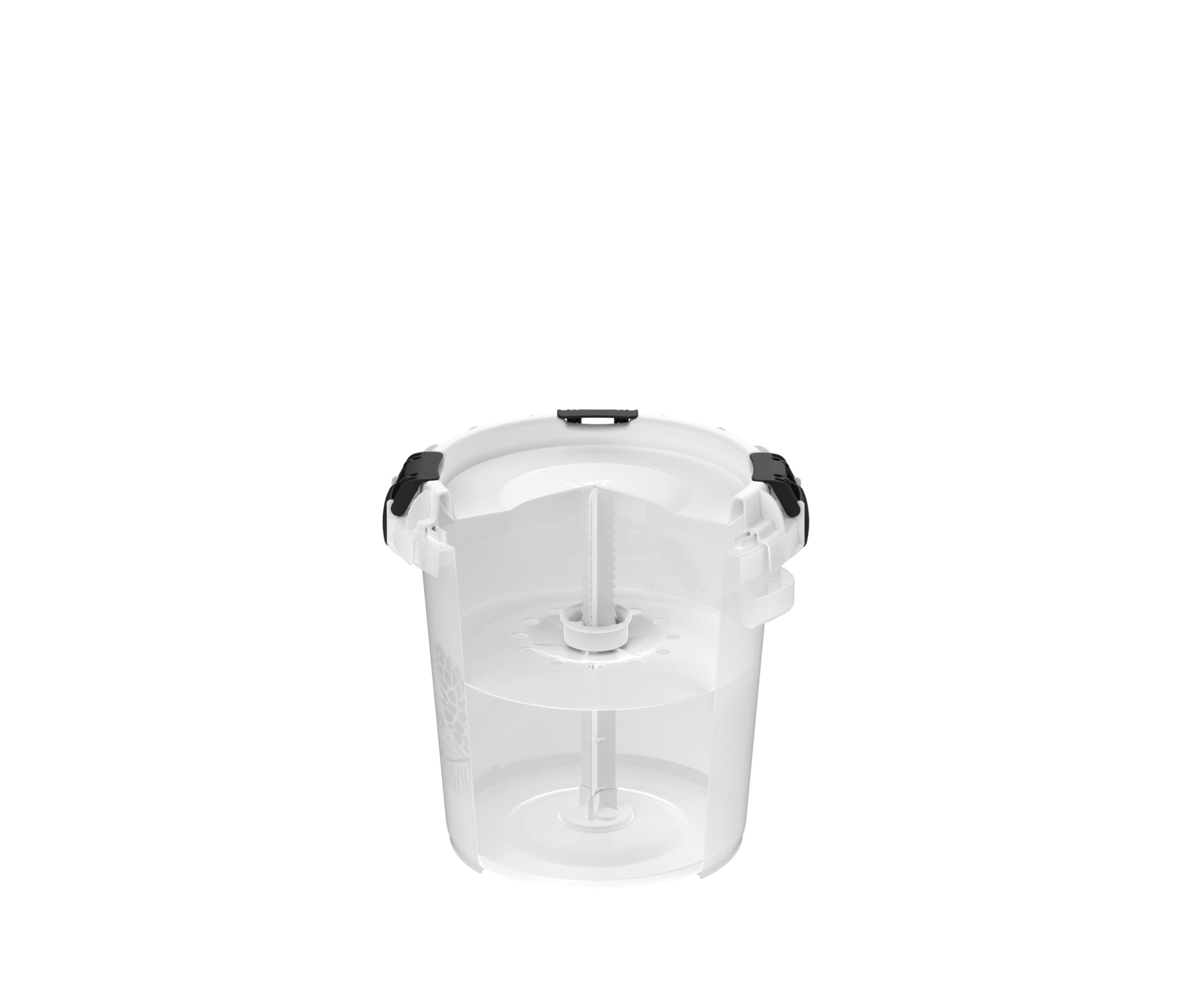 Бочка пищевая с гнётом и герметичной крышкой 10л (для засолки)