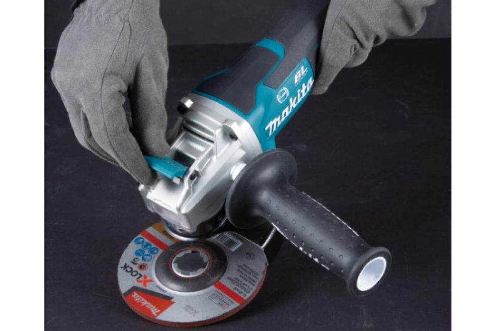 Угловая шлифмашина аккумуляторная Makita DGA469Z LXT 18В, 115 мм, 3000-8500 об/мин, без акб и ЗУ