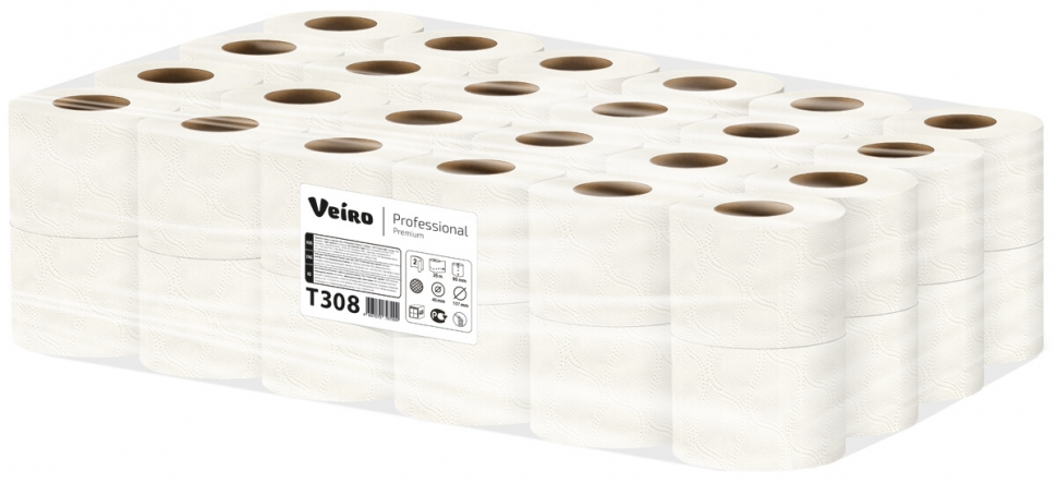 Туалетная бумага Veiro Premium T308 (48 рул в упаковке)