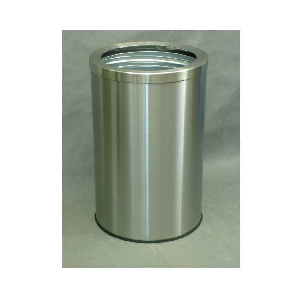 Урна для сбора мусора "Баррель" шлифованная, 150 л.