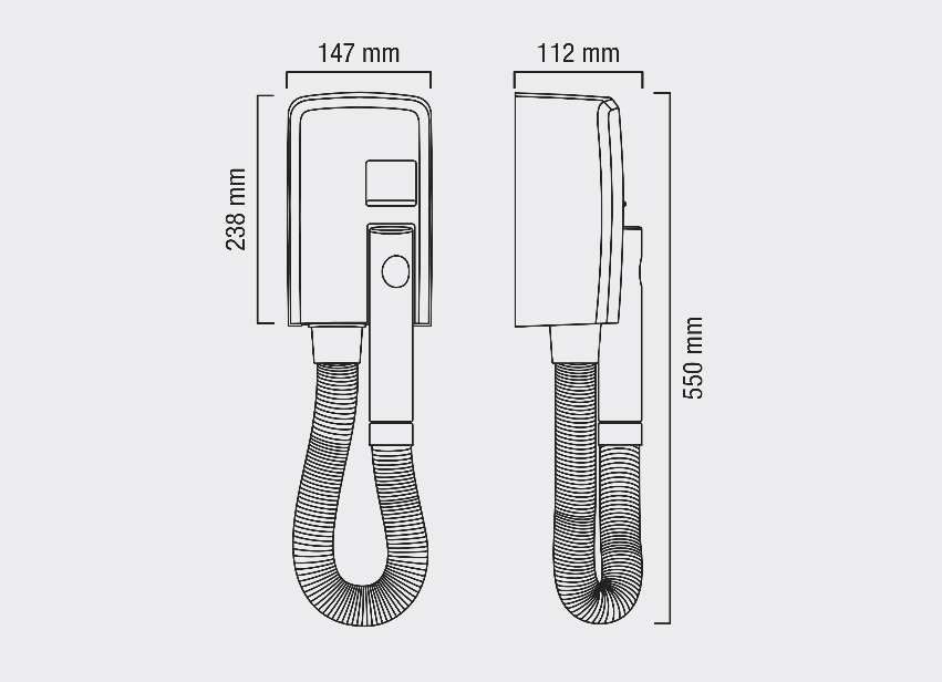 Гостиничный фен Valera Hotello 832.02/T