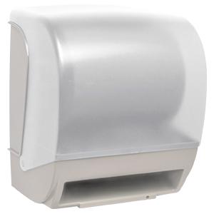 Диспенсер для бумажных полотенец в рулоне сенсорный, пластик белый ABS, 04004.2.W