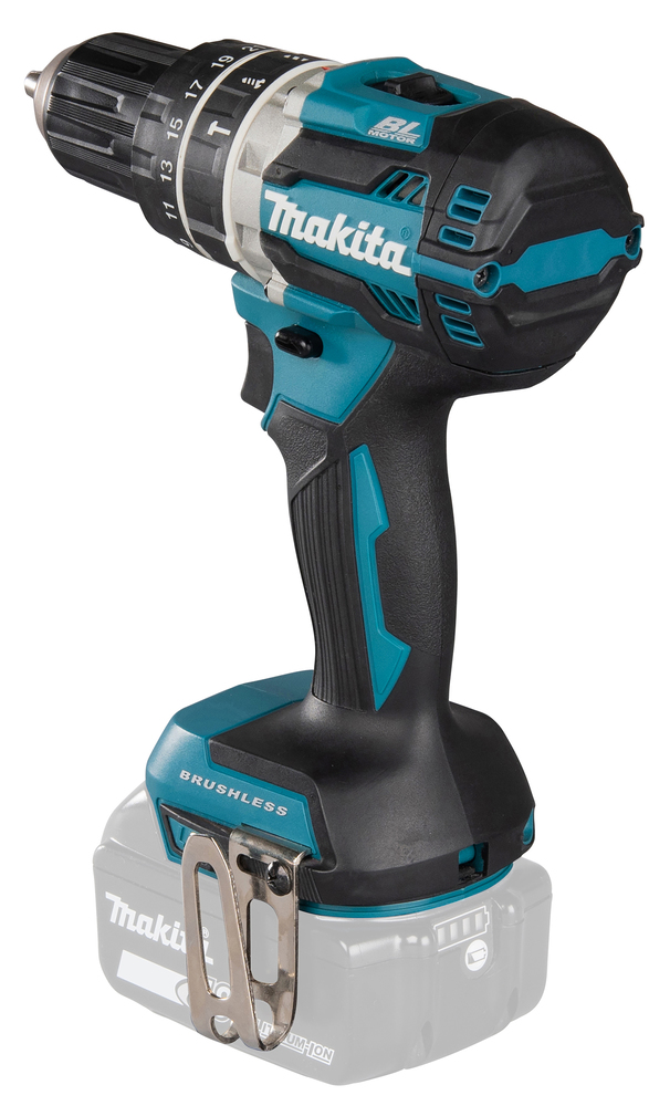 Ударная дрель-шуруповерт аккумуляторная Makita DHP484Z LXT 18В, 54 Нм, 2000 об/мин, без акб и ЗУ