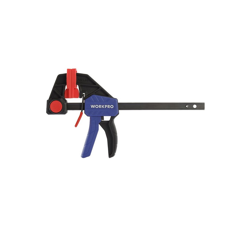 Струбцина быстрозажимная распорная 150 мм до 135 кг сверхпрочная WORKPRO