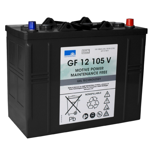 Аккумуляторы 12V/105 А  на RA 561 B, RA 505 IBC, RA 505 IBCТ, RA 605 IBCТ, RA 500 IBCTD (2 шт.)