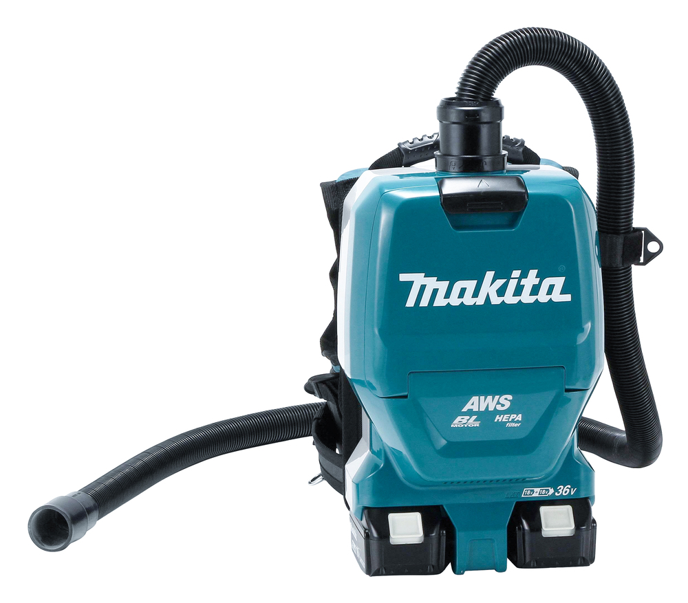 Пылесос ранцевый аккумуляторный Makita DVC265ZXU LXT 18В X2,  11 кПа, 2 л, без акб и ЗУ