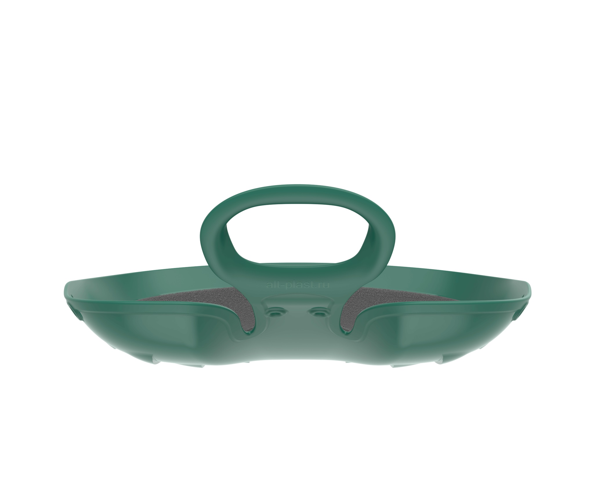 Санки ледянки "Вираж" с мягкой сидушкой 39х37х14 см