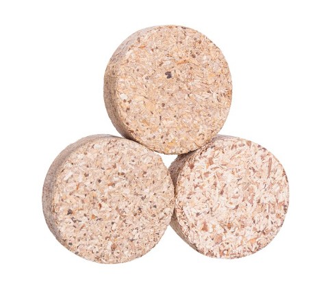 Щепа в брикетах для рыбы ТорфТехноЛин (3шт: 2 ольха,вишня)