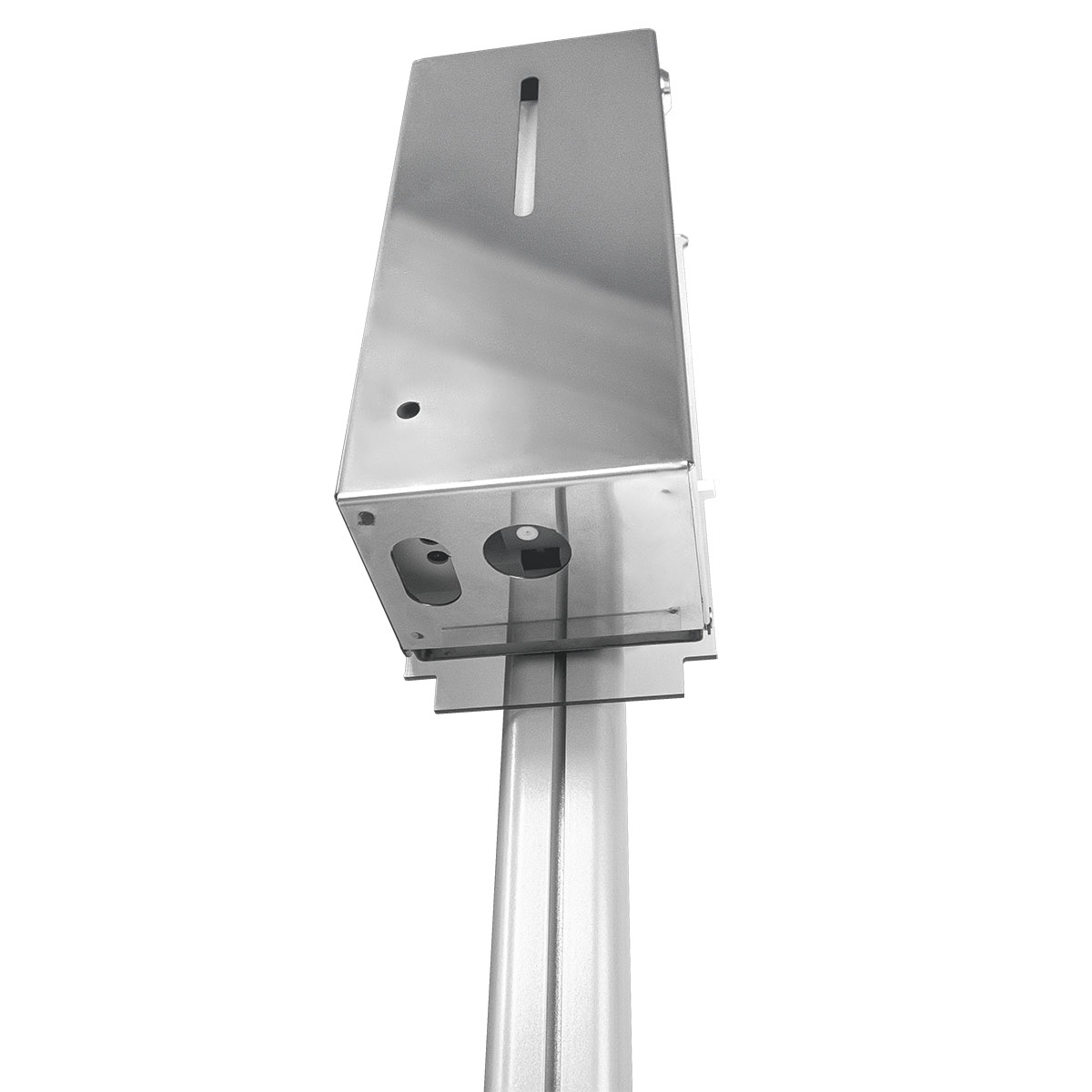 Бесконтактный автоматический антивандальный дозатор для дезинфицирующих средств (глянец), 1 л. HÖR-007АSSM