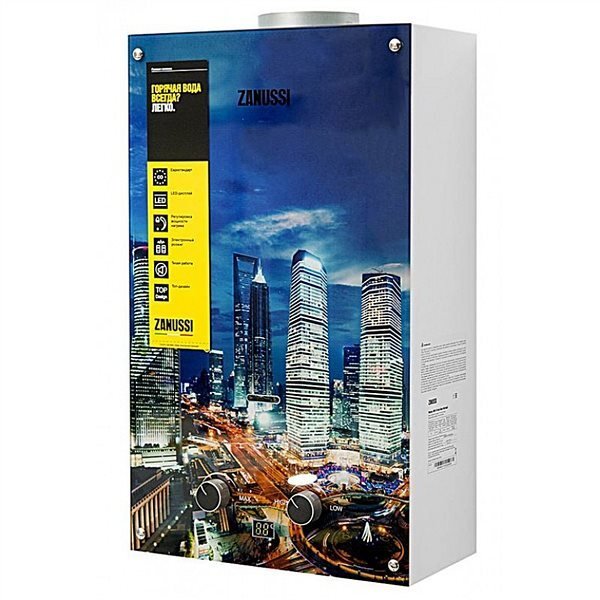 Газовая колонка Zanussi GWH 10 Fonte Glass Metropoli НС-1077259