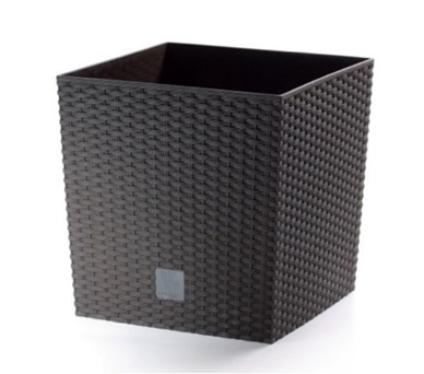 Кашпо для цветов Prosperplast Rato Low 64+37л, венге