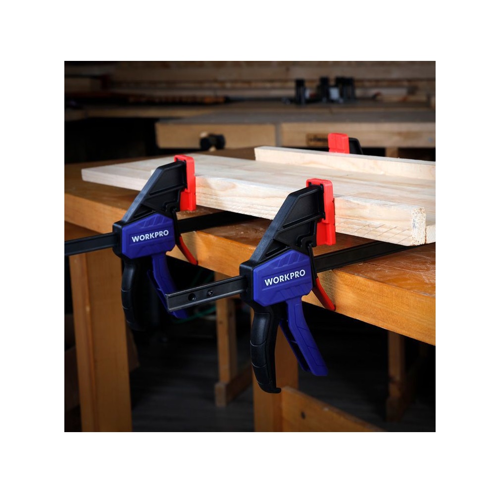 Струбцина быстрозажимная распорная 300 мм до 70 кг WORKPRO