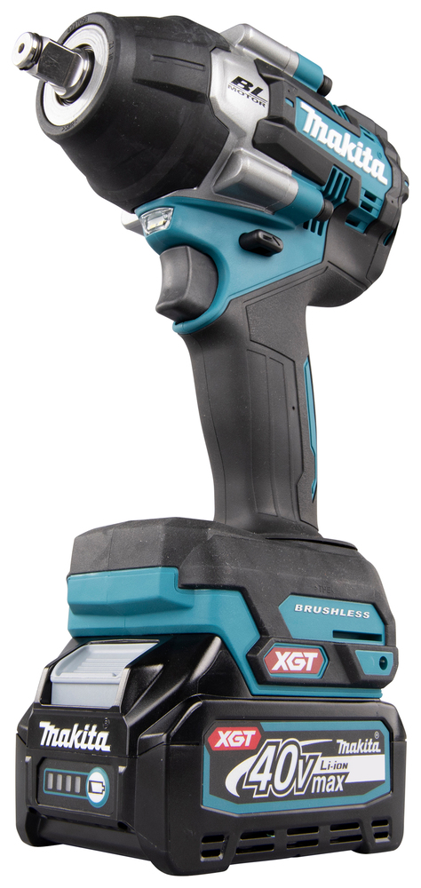 Гайковерт ударный аккумуляторный Makita TW007GD201 XGT 40В, 2х2.5 Ач, 1/2\", 750 Нм, 0 – 2300 об/мин