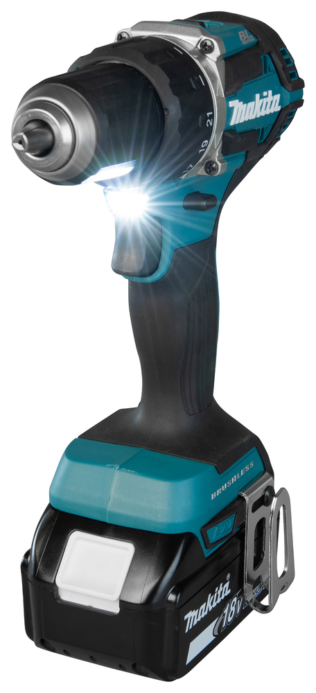 Дрель-шуруповерт аккумуляторная Makita DDF484RME LXT 18В, 2х4.0 Ач Li-ion, 54 Нм, 2000 об/мин