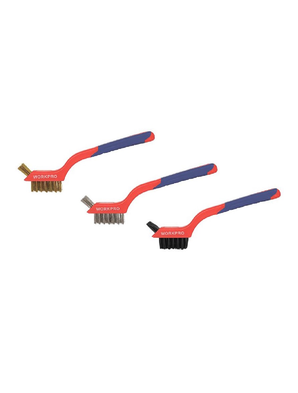 Набор мини щеток 180 мм 3 шт WORKPRO