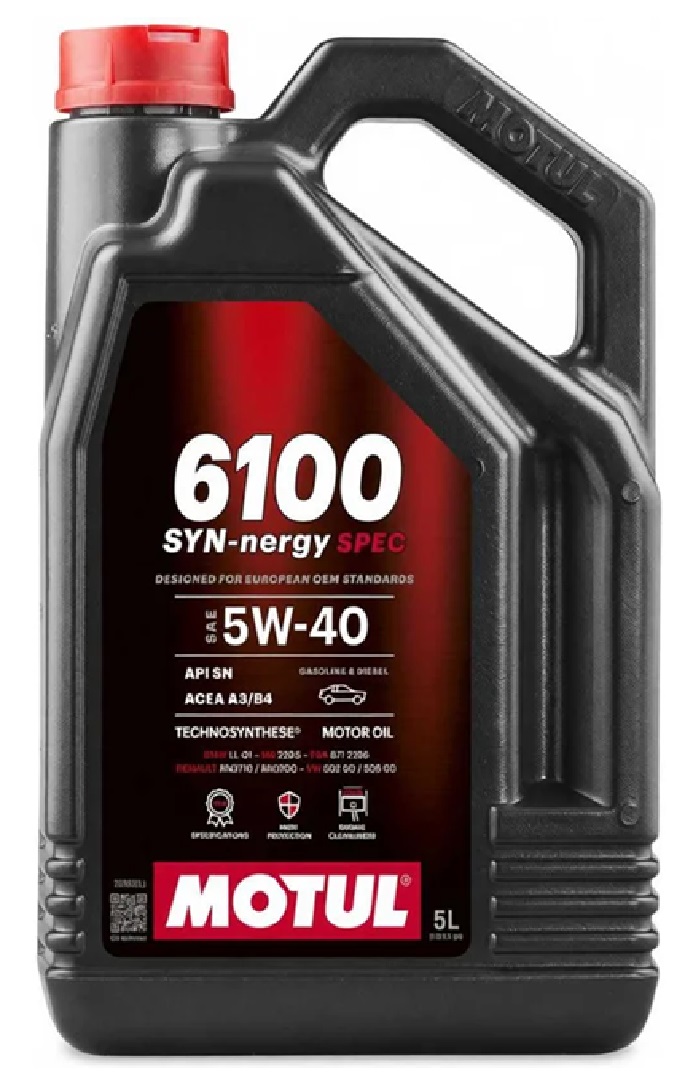 Моторное масло MOTUL 6100 SYN-NERGY SPEC 5W-40 (5 л.)