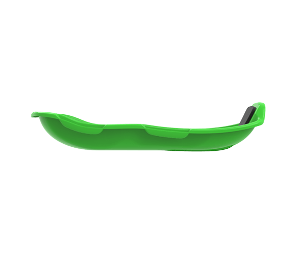 Санки с мягкой сидушкой и ручкой "Комета" Зеленый