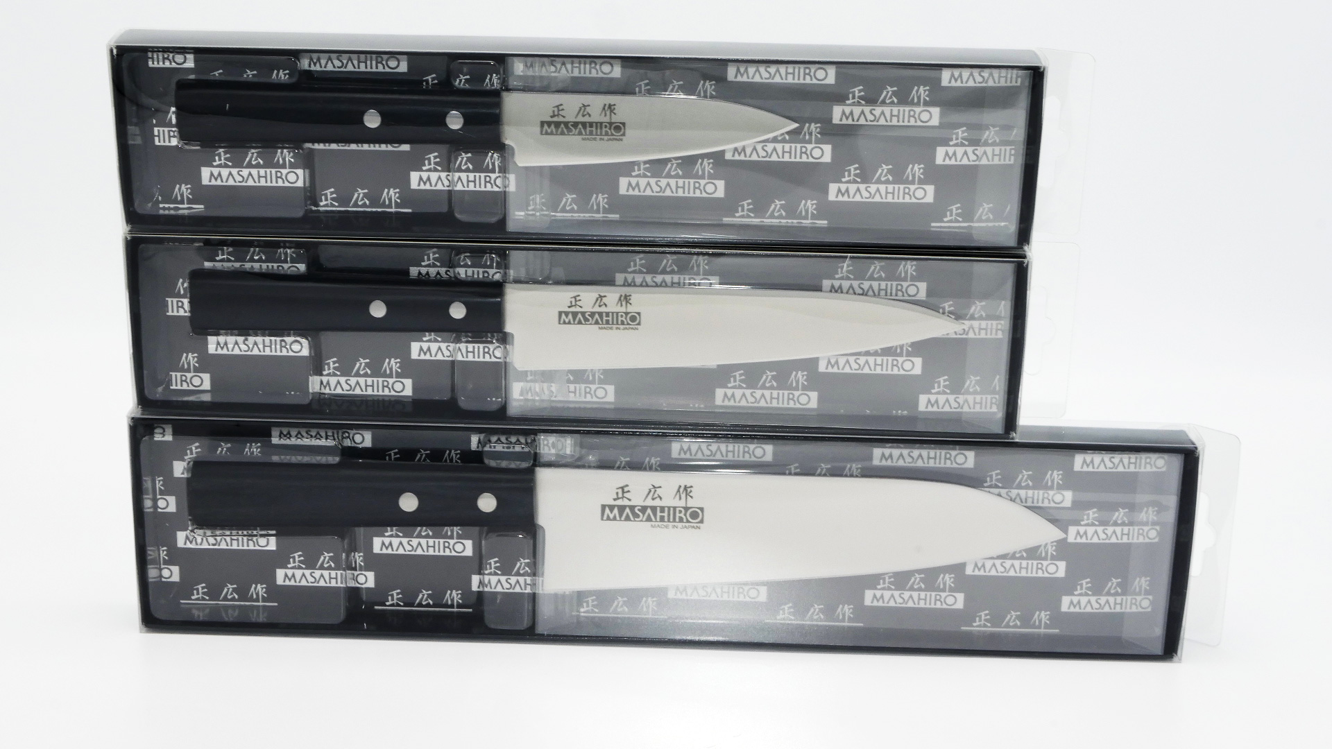 Набор ножей поварская тройка от Masahiro