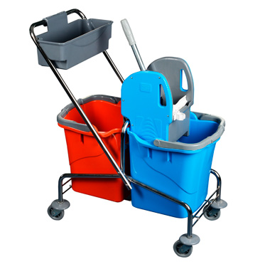 Уборочная тележка двухведерная 02.753