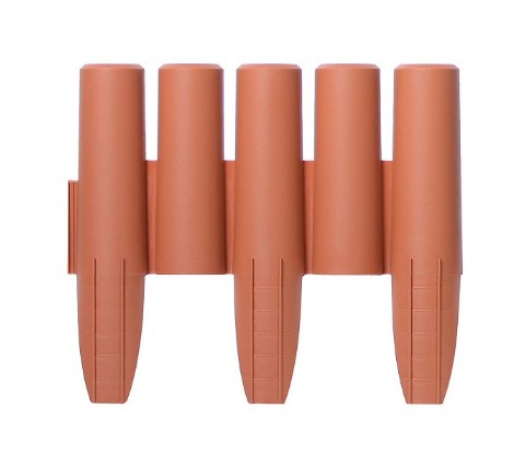 Ограждение для клумб Prosperplast Palisada 15,5см/2,7м,терракот