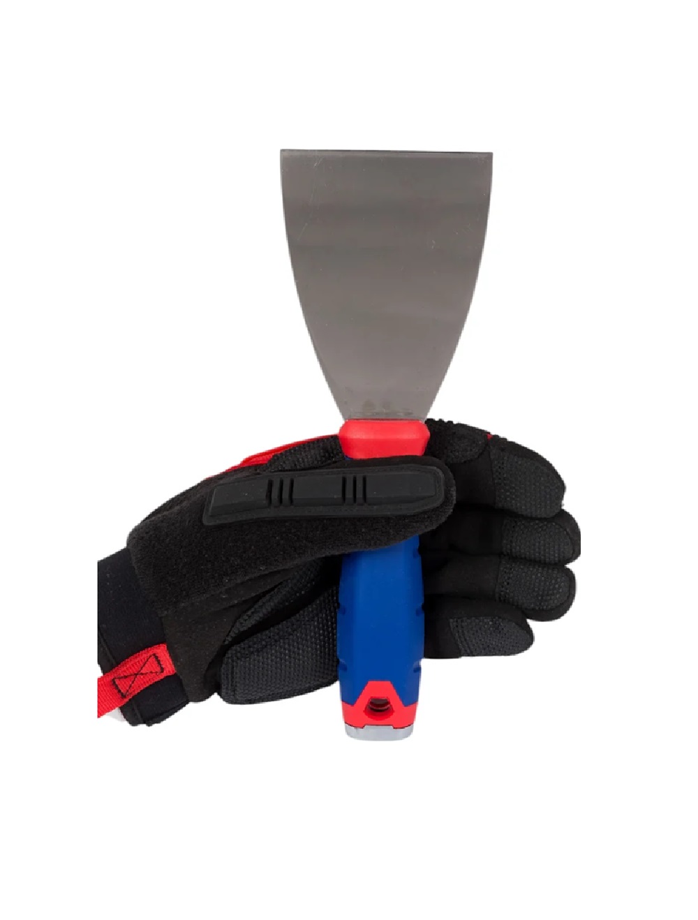 Шпатель жесткий 80 мм с резцом (нержавейка) WORKPRO