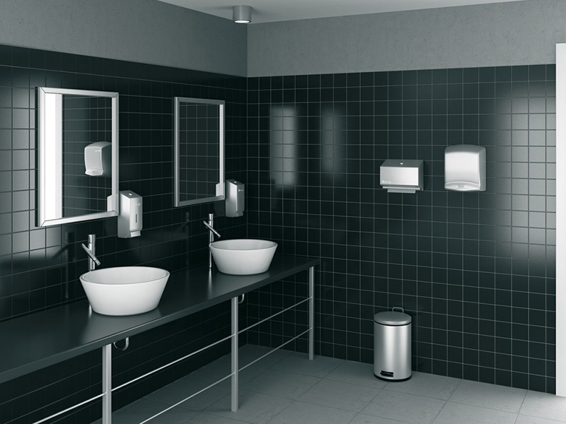 Полотенцедержатель для отдельных бумажных полотенец металлический "MERIDA STELLA" MINI(полированный) ASP201