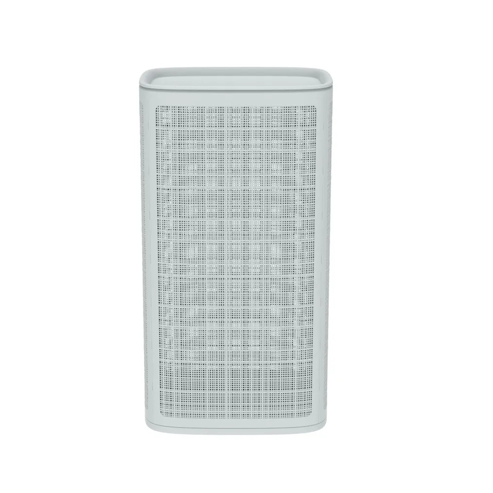 Плетёная корзина для белья сборная «Лён» 100 л (43х32.1х80 см) серый