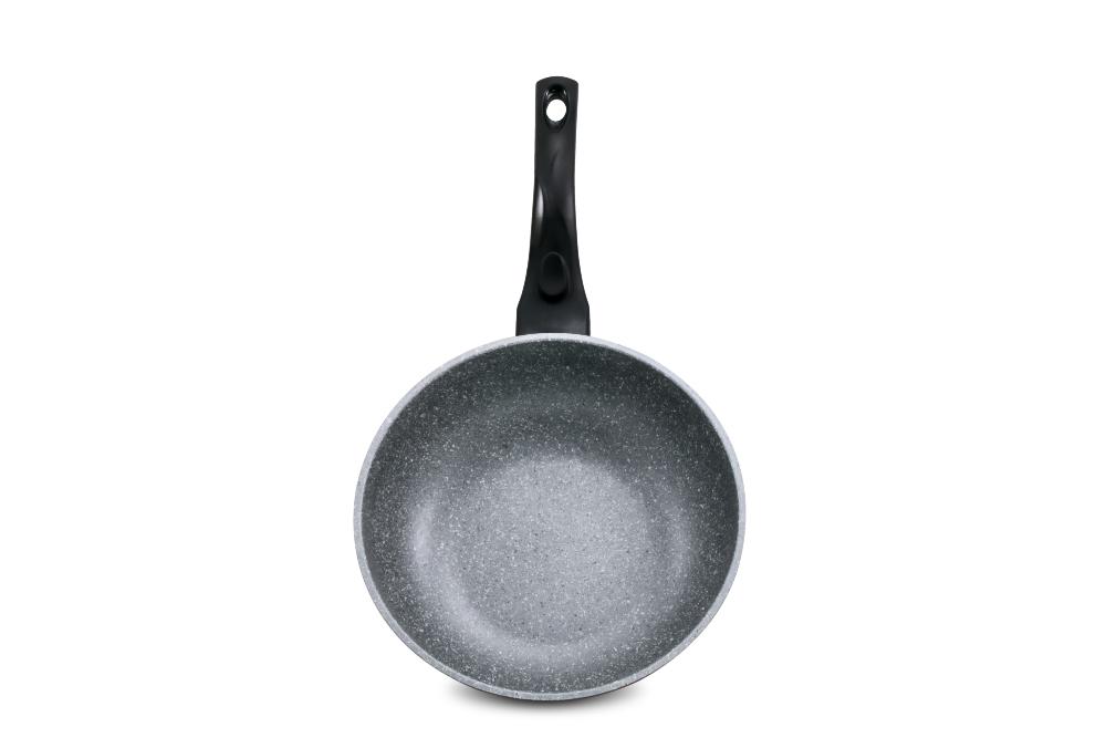 Сковорода Gochu Ecoramic 28 см ВОК с каменным покрытием для всех видов плит без крышки
