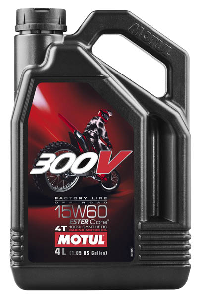 Моторное масло MOTUL 300 V 4T Off Road SAE 15W60 (4 л.)