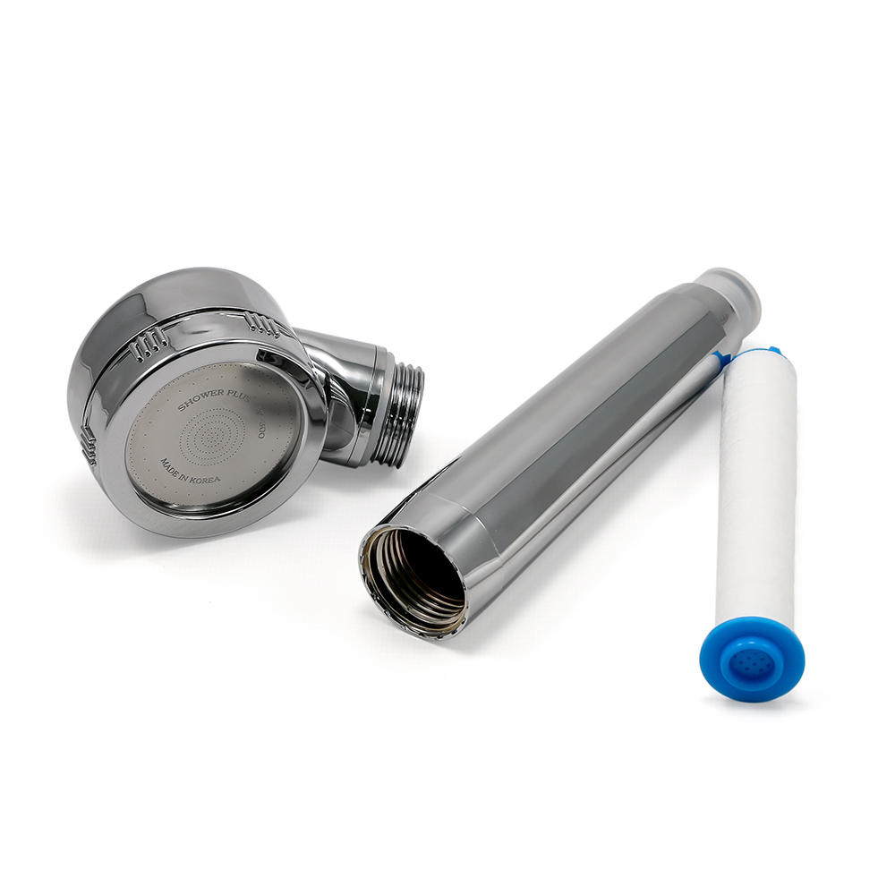 Душевая лейка хромированная SkinCare AquaDuo SF-300 CR Crystal Stream Silver