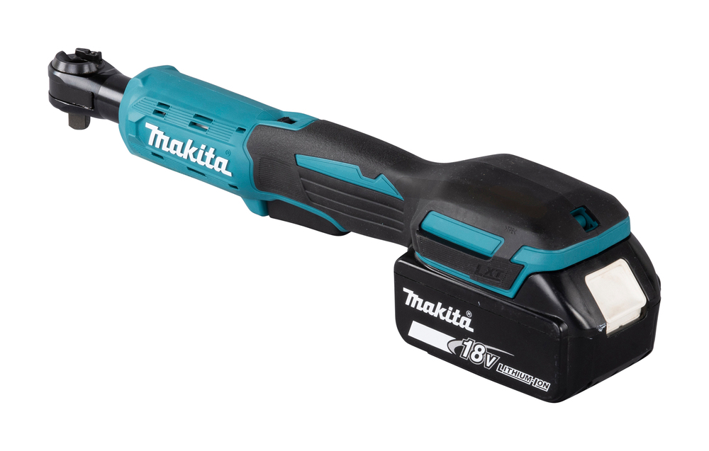 Угловой гайковерт трещетка аккумуляторный Makita DWR180RF LXT 18В, 1х3.0 Ач, 3/8\" и 1/4\", 47.5 Нм, 0 – 800 об/мин