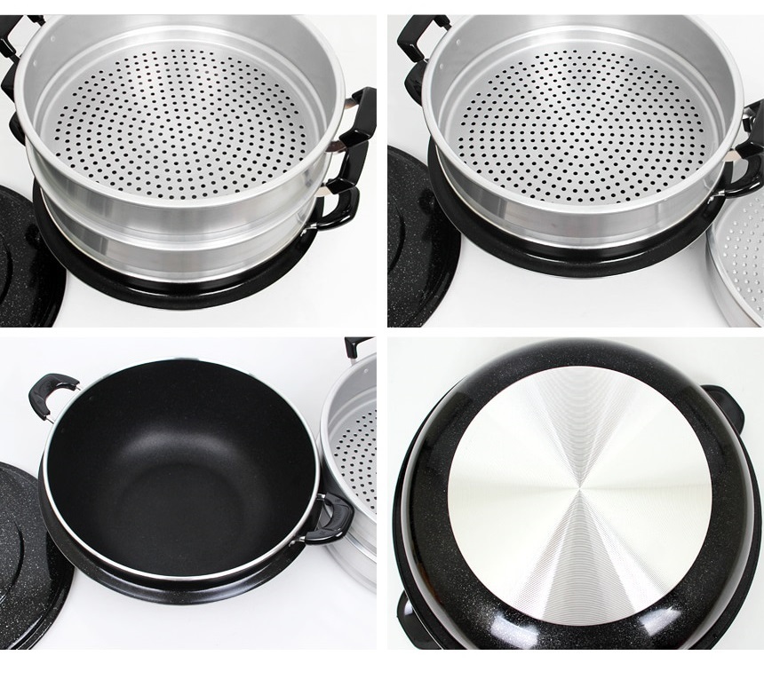 Трехъярусная пароварка Emperor's Imperial 46 см