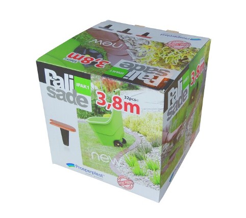 Бордюр садовый Prosperplast Palisada 1,2см/3,8м