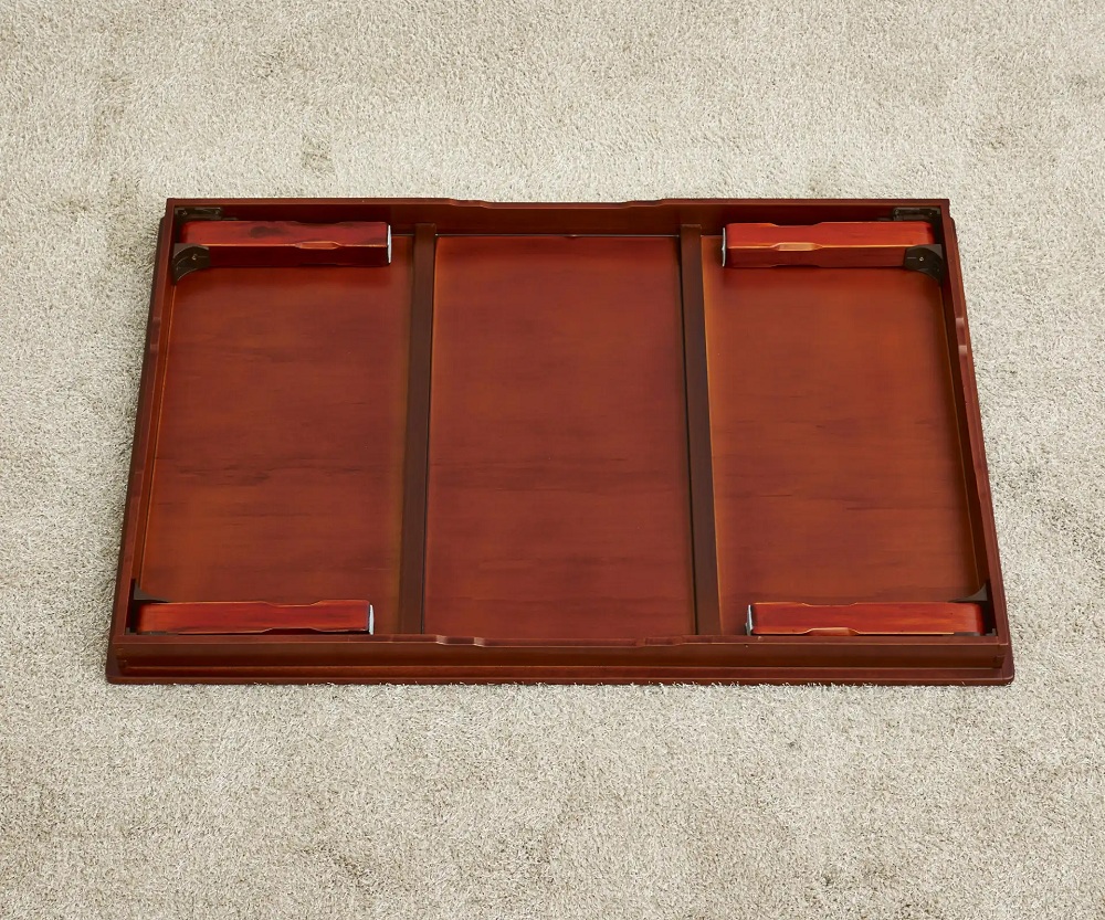 Корейский стол 800*800 красное дерево SB800