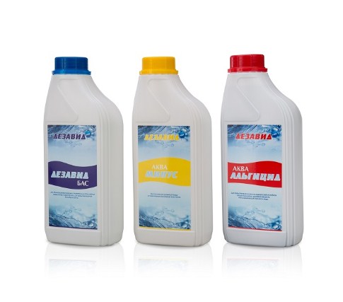 Д00527 Набор для комплексного обслуживания бассейна Дезавид Pool 3х1л