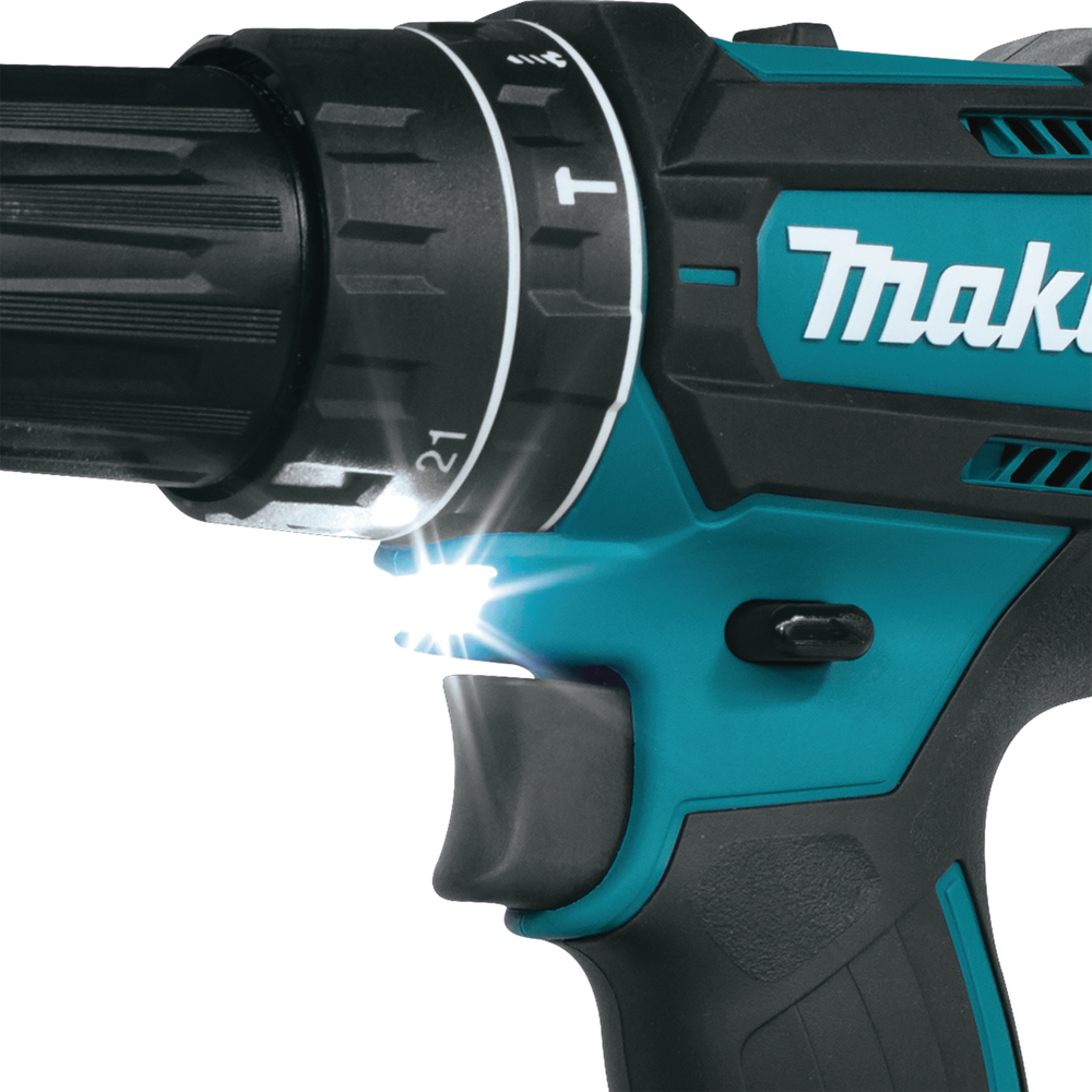 Ударная дрель-шуруповерт аккумуляторная Makita DHP482Z LXT 18В, 62 Нм, 1900 об/мин, без акб и ЗУ