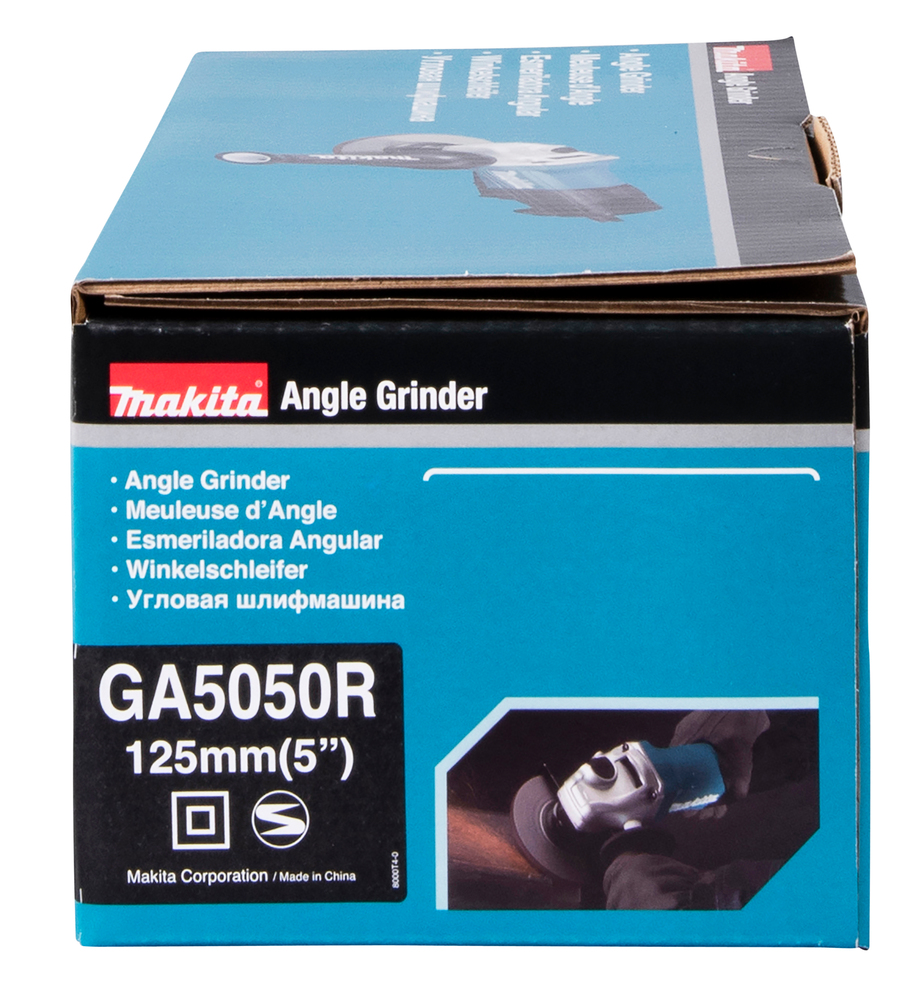 Угловая шлифовальная машина электрическая Makita GA5050R 1300 Вт, 125 мм, 11000 об/мин