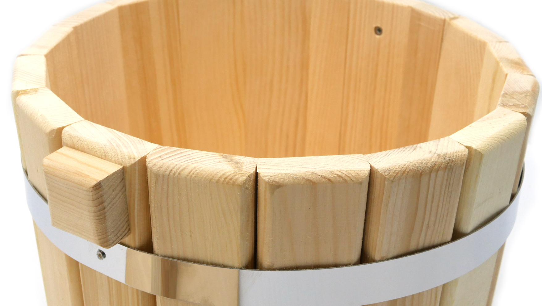 Деревянное ведро для риса с крышкой 7л, ХангириКо