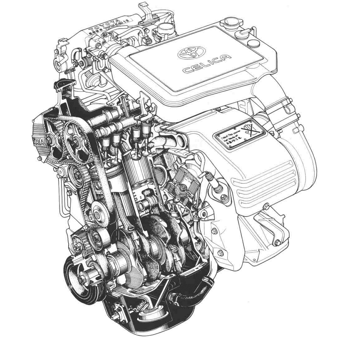 2jz схема двигателя