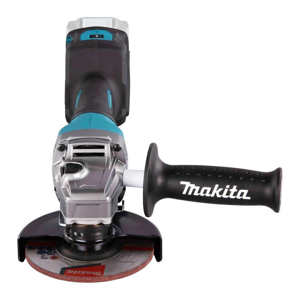 Угловая шлифмашина аккумуляторная с регулировкой оборотов Makita GA029GZ XGT BL 40В, 125 мм, 3000-8500 об/мин, без акб и ЗУ